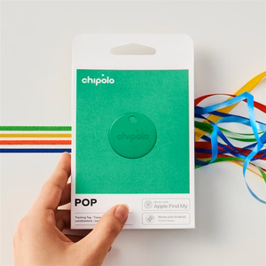 Chipolo POP Bluetooth-paikannin vaihdettavalla paristolla iOS- ja Android-laitteille, vihreä
