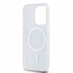 DKNY IML Mono Stripe MagSafe Suojakuori iPhone 15 Pro Max:lle - Sininen