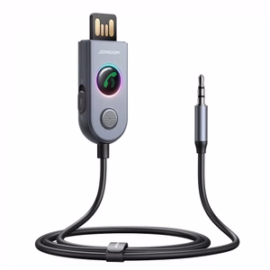 Adapter Joyroom "JR-CB6" Grey (Input: "Bluetooth 5.3" / Output: ""AUX")