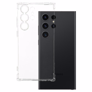Clin Anti Shock 1,5mm Samsung Galaxy S23 Ultra:lle läpinäkyvä