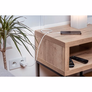 Puhelinlaturi Forcell F-Energy USB C QC4.0 PD 3A 20W + kaapeli USB C - Lightning TFK-TC-20WPD valkoinen