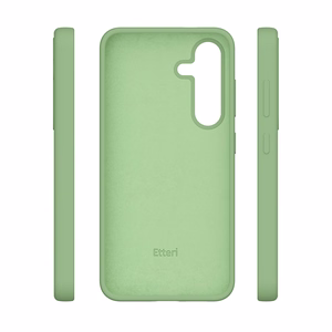 Etteri Silicone case for Samsung Galaxy S25 Plus light green
