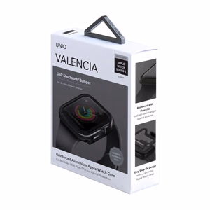 Uniq Valencia kotelo Apple Watch 4 / 5 / 6 / SE 40mm - harmaa - harmaa