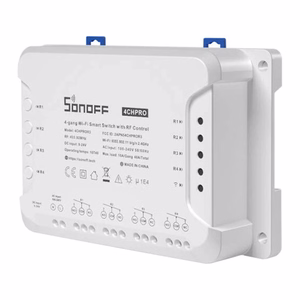 SONOFF älykäs 4-kanavainen kytkin Wi-Fi RF433MHz-ohjauksella
