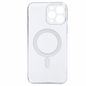 TEL PROTECT MagSilicone Suojakuori iPhone 13 Pro Max:lle läpinäkyvä