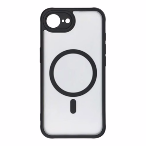 FULL MATTE MAG COVER puhelimen kuori MagSafe-yhteensopiva iPhone 16E (SE 4 2025), musta