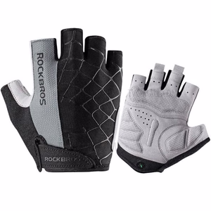 Rockbros S109GR -pyöräilyhanskat, koko L – harmaat