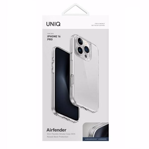 Uniq Air Fender kotelo iPhone 16 Pro - kirkas