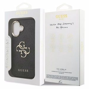 GUESS Suojakuori IPHONE 17 GUHCP17S4GMGCGR (PU W/ Big 4G Classic Logo) kultainen musta