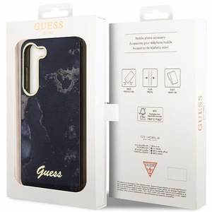 Guess GUHCS23MHTMRSK S23+ S916 musta/musta kovakuori Golden Marble Collection