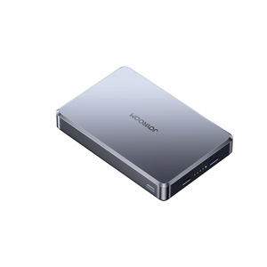 Joyroom JR-PBM08 Pro 22,5 W 10000 mAh varavirtalähde langattomalla latauksella ja 2 x USB-C-liitännällä – harmaa