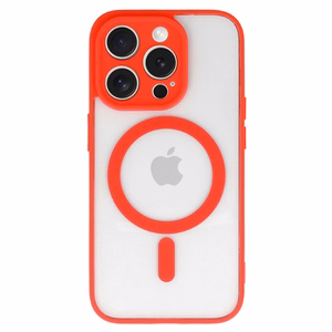 Acrylic Color MagSafe Suojakuori iPhone 13 Pro Max - punainen
