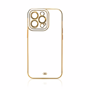 Muoti Asia Cover Xiaomi Redmi Note 11 Pro Gold Frame Gel Cover Valkoinen