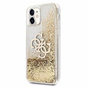 Guess 4G Big Liquid Glitter suojakuori iPhone 11 6.1" / Xr:lle - kultainen
