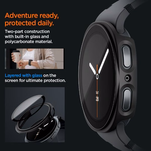 Spigen Thin Fit 360 Case for Samsung Galaxy Watch 44mm - Black
