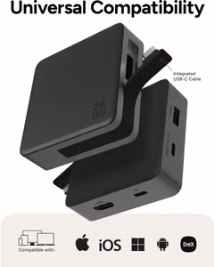 ZAGG 4 Port Hub Black/Grey