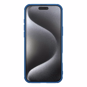 Nillkin Super Frosted Shield Pro magneettikotelo iPhone 16 Pro - sininen