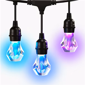 Nanoleaf Essentials Matter Smart Multicolour Outdoor String Lights Expansion 15m 16M+