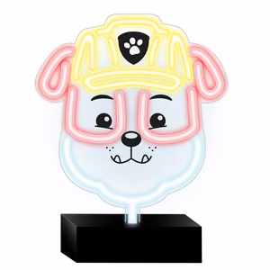 Neon LED jalustalla Paw Patrol - Rubble OW-120446