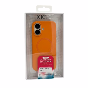 Case X-Level Fluid Skin MagSafe Apple iPhone 17 Pro Max orange