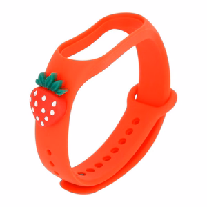 Lasten hihna Smart Band M5/M6/M7 punainen mansikka