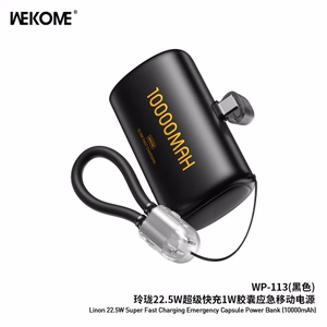 Power Bank WK Design "WP-113" Black 10000mAh (22.5W)