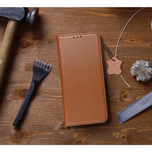 SMART PRO Book nahkainen Suojakuori XIAOMI Redmi Note 15 PRO 5G:lle ruskea