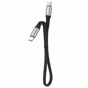 Dudao L10C USB-C - USB-C PD kaapeli 100W 5A 0.23m - musta
