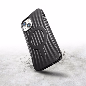 Raptic X-Doria Clutch Case iPhone 14 MagSafe takakuori musta