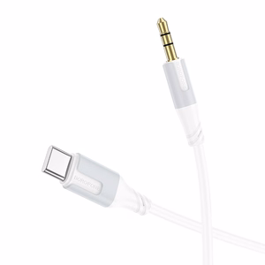 Borofone Cable AUX BL19 Creator - jack 3,5mm to Type C - 1 metre white
