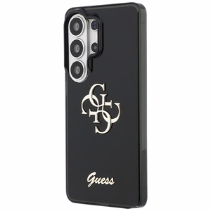 Guess IML Big Metal 4G Script case for Samsung Galaxy S26 Ultra - black