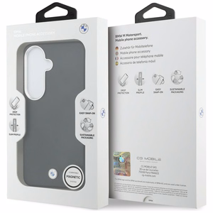 BMW Sign Metal Logo MagSafe Case for Samsung Galaxy S26+ - Black