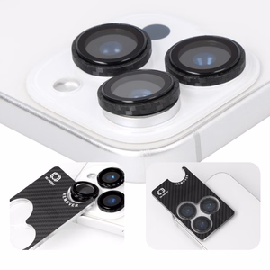 Karkaistu lasi Tel Protect Titanium Lens 99% AR Aramid Series kameralle iPhone 15 Pro/15 Pro Max:lle (linssiä 3 kpl)