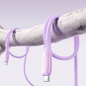 Joyroom S-A59 Vibrant Series 60W USB-C - USB-C Kaapeli 1,2m - violetti