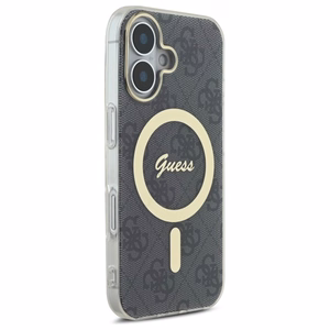 Guess IML 4G MagSafe Suojakuori iPhone 16 Plus:lle - musta