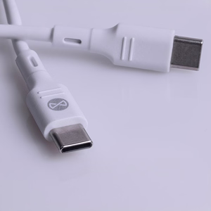 Forever TC-07-30AC PD QC charger 1x USB-C 1x USB 30W white + USB-C - USB-C cable 60W