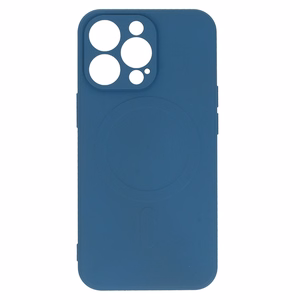 TEL PROTECT MagSilicone Suojakuori iPhone 13 Prolle laivastonsininen