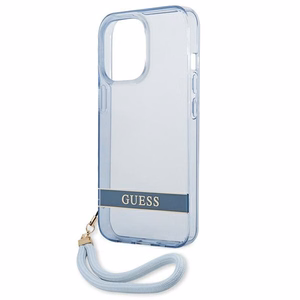 Guess GUHCP13LHTSGSB iPhone 13 Pro / 13 6,1 "sininen / sininen kovakotelo Läpikuultava Stap