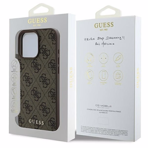 Guess 4G Classic Suojakuori iPhone 16 Pro Max:lle - Ruskea