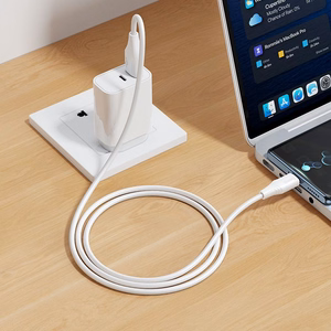 Hoco silikoninen USB-A - USB-C -kaapeli 3A 1 m X124 - valkoinen