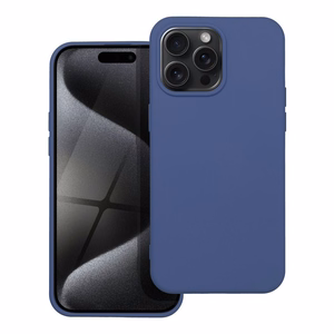 Silikoninen Suojakuori iPhone 15 PRO MAX:lle sininen