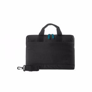Tucano Smilza Super Slim laptop bag for MacBook Pro 14", MacBook Air 15", 13" MacBook Pro / Air and 13–14" laptops, black