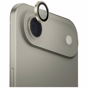 Uniq Optix alumiininen kameranlinssiensuoja iPhone Air -puhelimelle sovittimella - kultainen