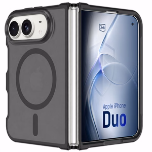 Apple iPhone Duo – 3mk Misty MagCase – suojakuori, musta