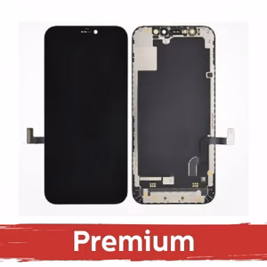 LCD-näyttö yhteensopiva iPhone 13 musta (Hard OLED / Premium) /*Removable IC*/