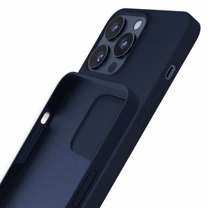 3mk silikonikuori iPhone 15 Pro Max - tummansininen