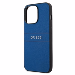 Guess GUHCP13LPSASBBL iPhone 13 Pro / 13 6.1" sininen/sininen saffianohihna
