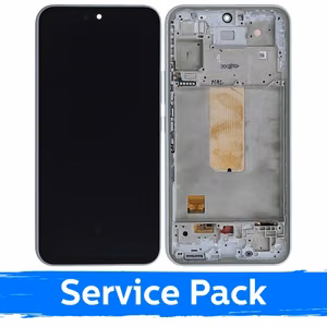 LCD-näyttö yhteensopiva Samsung A546 A54 5G kehyksellä / valkoinen / (Service Pack)