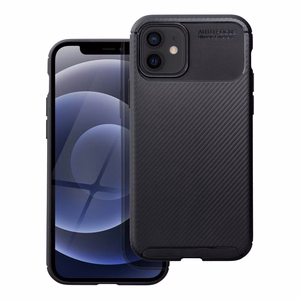 Suojakuori iPhone 12 / 12 PRO:lle Carbon Premium musta
