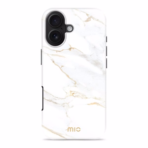 MIO White Marble Magsafe Suojakuori iPhone 17